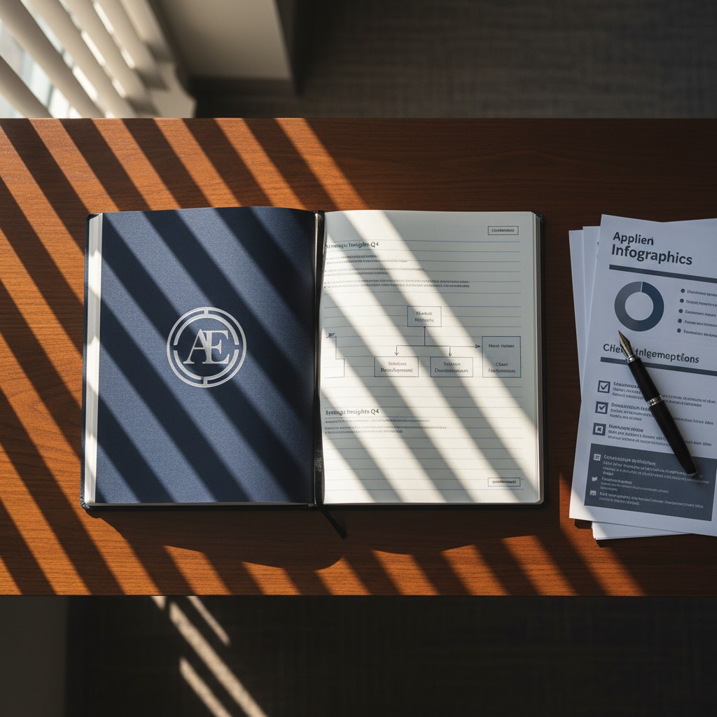 "Um livro aberto em uma mesa, com um pincel de tinta em cima."